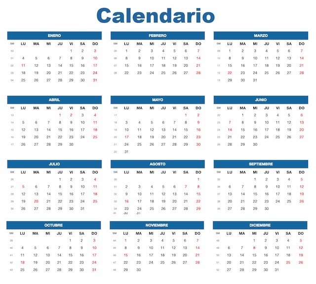 Calendario 2024 de Ecuador Días festivos 2024